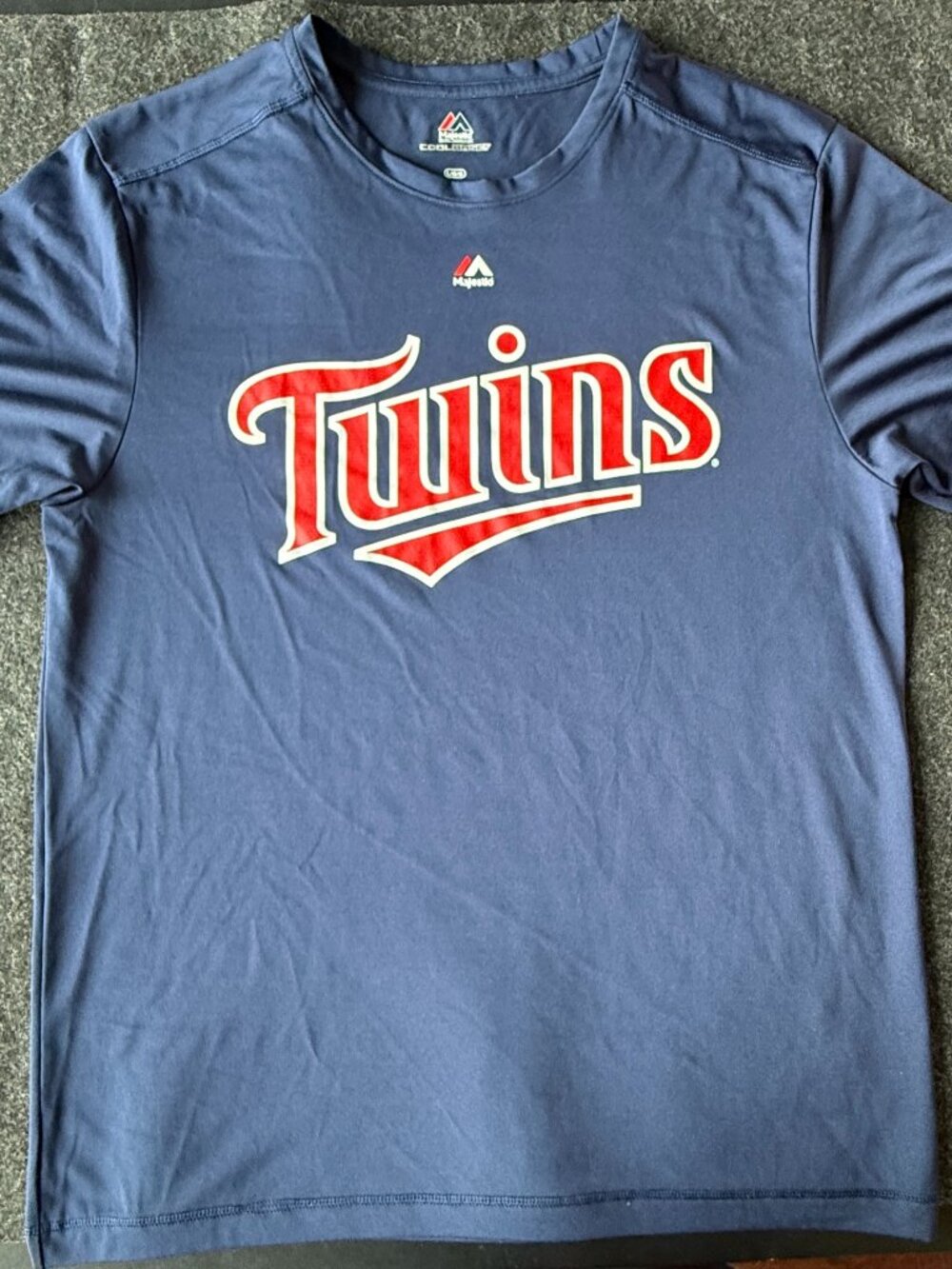Majestic Minnesota Twins Cool Base MLB Baseball Tee Men's Large